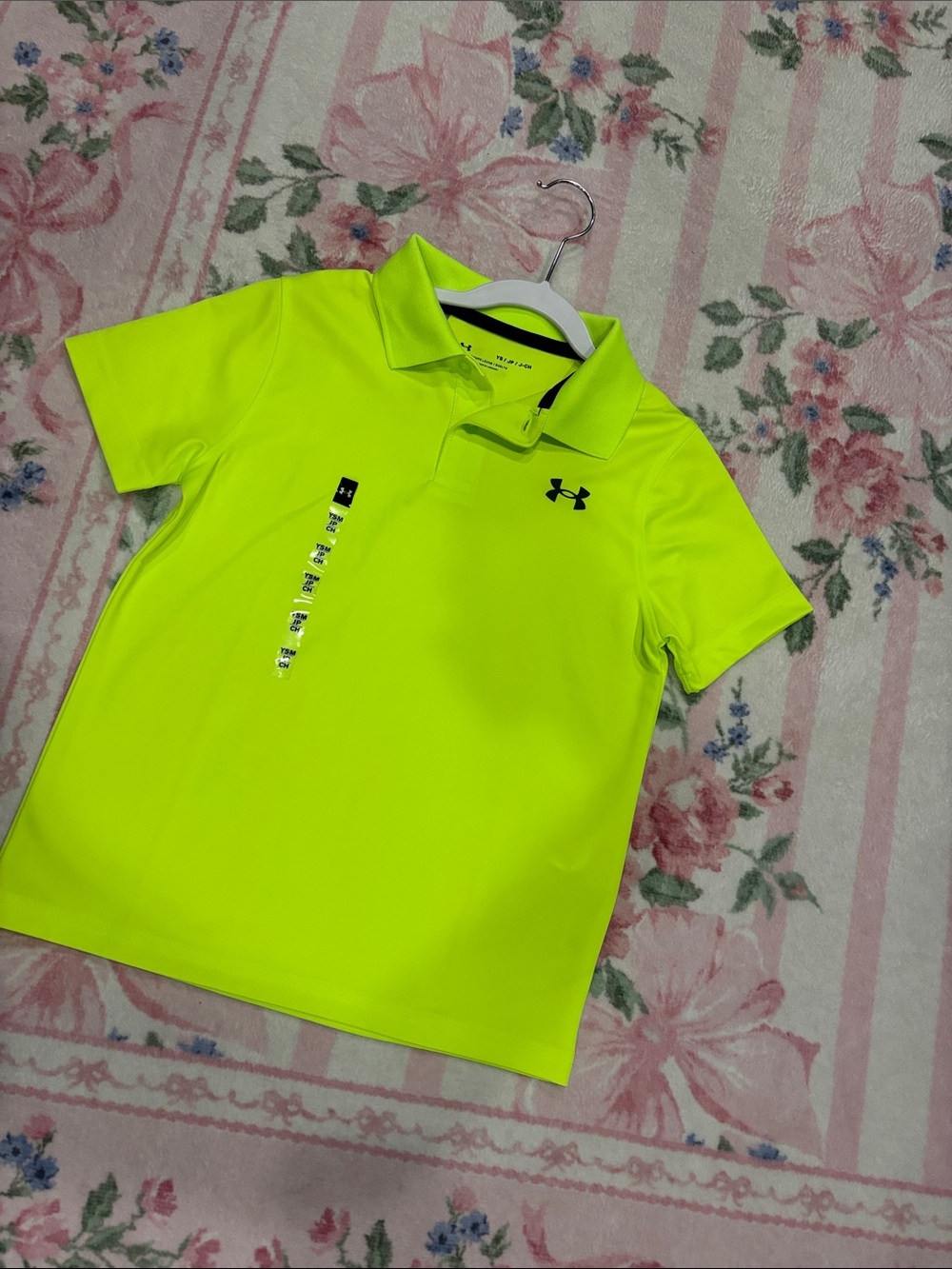 Boys Under Armour Bright Neon  Kids Polo